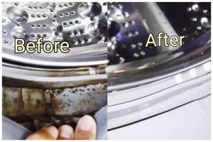 Bukan pakai cuka, ini cara hilangkan karet mesin cuci buluk jadi kinclong pakai 1 jenis cairan