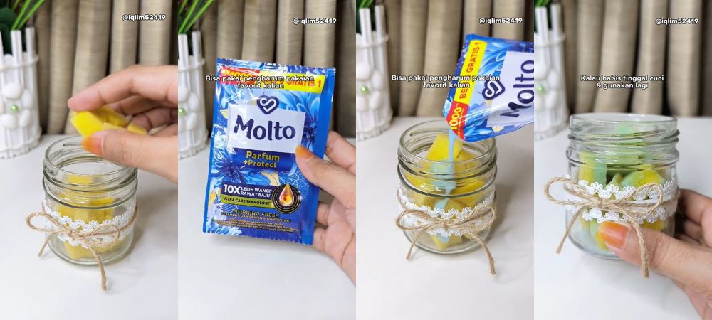 Cuma modal Rp6.000 bisa bikin rumah wangi seharian bak di hotel, pakai tambahan 1 alat sederhana