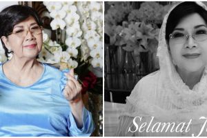 9 Momen prosesi pemakaman Titiek Puspa di TPU Tanah Kusir, dipadati oleh warga yang berduka