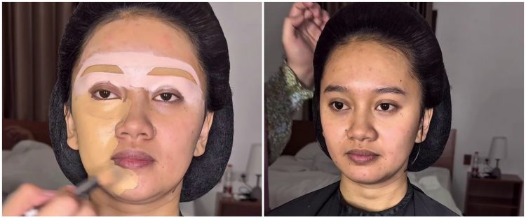 Request makeup ala Bella Bonita, transformasi pengantin Sunda ini endingnya disebut mirip Happy Asmara