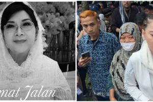 Sudah dianggap seperti ibu kandung, Tangis Inul tak terbendung di pemakaman Titiek Puspa
