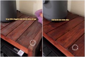 Banyak yang belum tahu, ini trik ampuh bersihkan meja kotor jadi mengilap dan bikin tak mudah berdebu