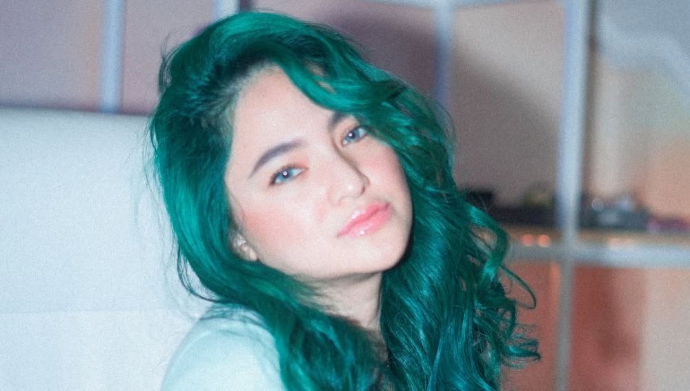 9 Potret Marshanda tampil fresh dan unik dengan rambut hijau ngejreng