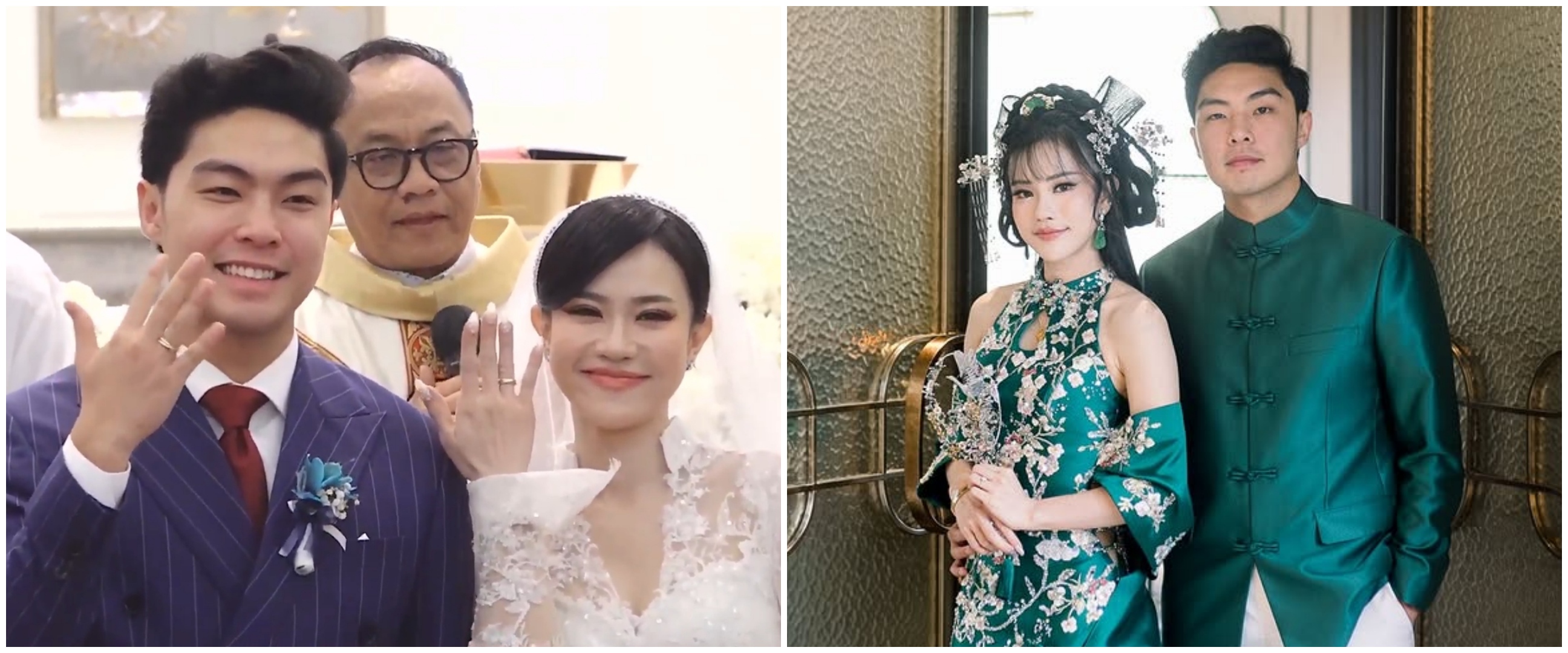 Menikah dengan cinta pertama, ini 9 momen pemberkatan pernikahan Jessica Jane dan Erwin Phang
