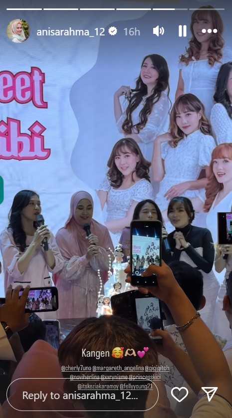 9 Momen eks Cherrybelle rayakan anniversary ke-14 tanpa Sarwendah, meriah bak mini konser