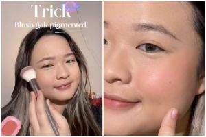Cara perbaiki blush on nggak pigmented ini cuma andalkan 1 produk makeup, warna menyala & tahan lama