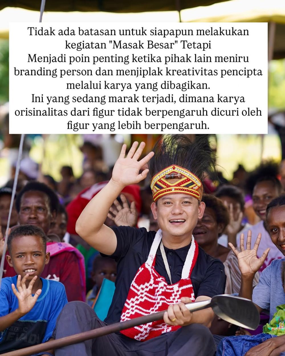 Hak cipta konten Masak Besar Bobon Santoso tuai pro kontra, begini respons tegas sang vlogger