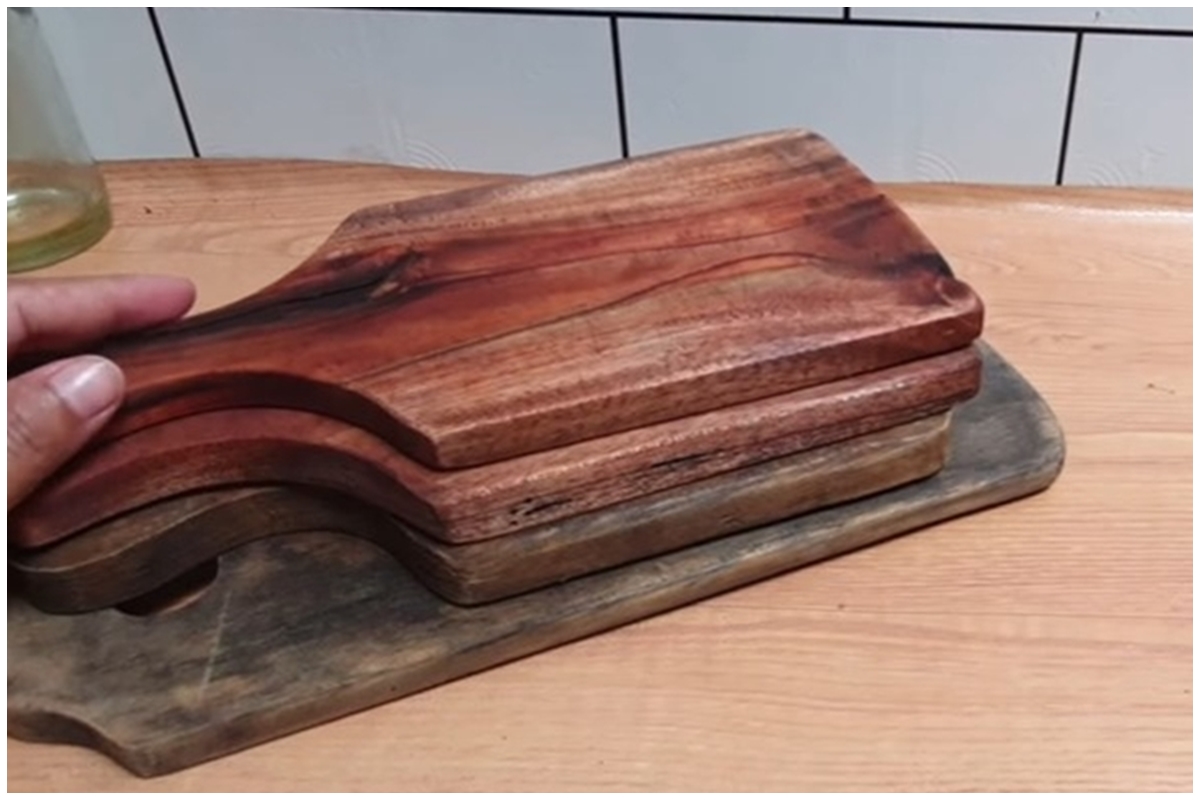 Talenan kayu berjamur menghitam kembali bersih dengan cepat, lakukan trik ini mulai sekarang