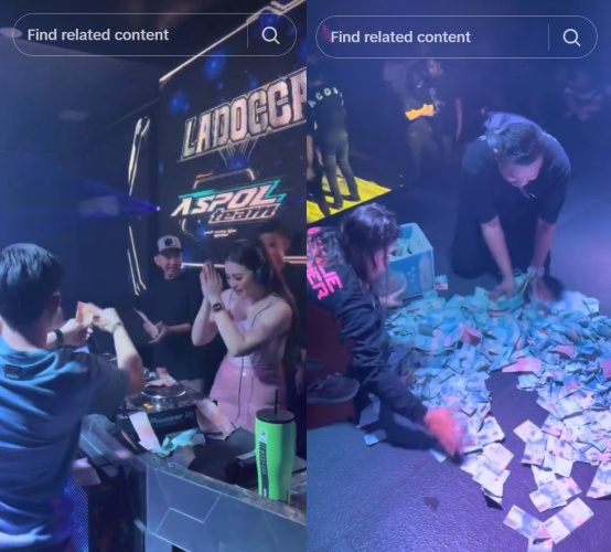 Banjir job nge-DJ, aksi Nathalie Holscher pamer tumpukan uang hasil sawer ini bikin salfok