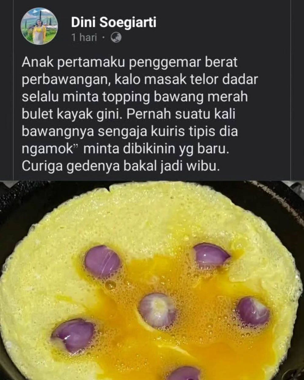 10 Potret lucu campuran telur goreng ini bikin nafsu makan auto hilang, absrud dan antimainstream