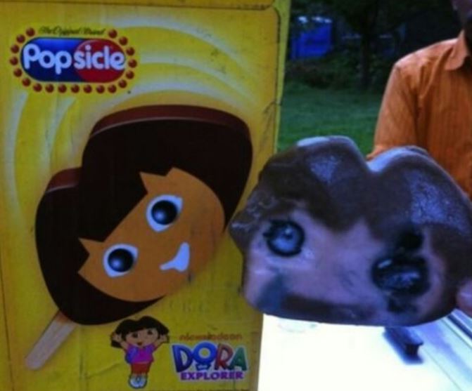 Hati-hati ketipu, 9 potret kocak es krim batangan ini bikin yang mau makan bingung