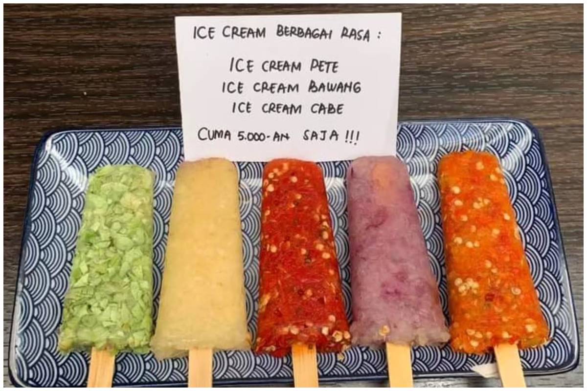 Hati-hati ketipu, 9 potret kocak es krim batangan ini bikin yang mau makan bingung