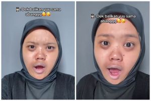 Ikut tren riasan soft glam, wanita bibir pucat ini bikin transformasi makeup yang bikin pangling
