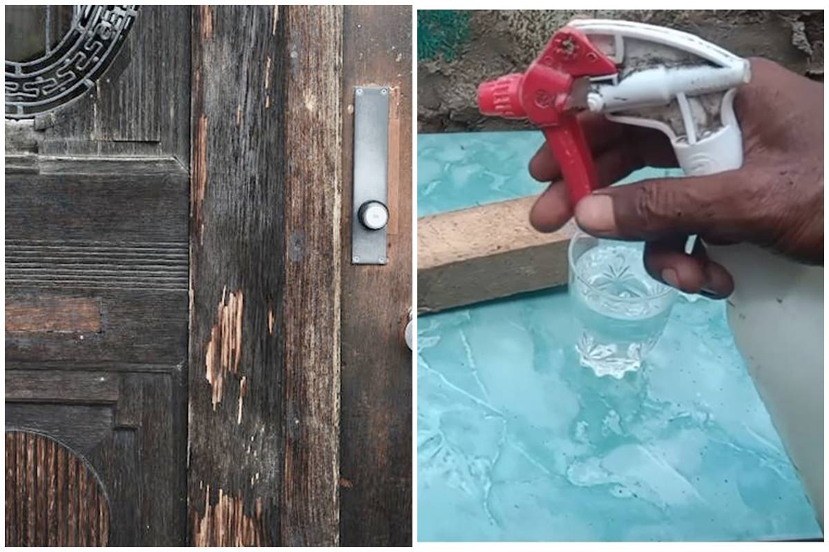 Selamatkan pintu kayu dan perabot barumu dari rayap, ini trik mengusirnya cuma andalkan 2 bahan dapur