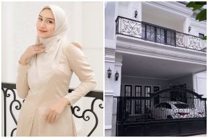 Bergaya American Classic Modern, ini 9 potret rumah baru Melody Prima, area makan dibuat semi outdoor