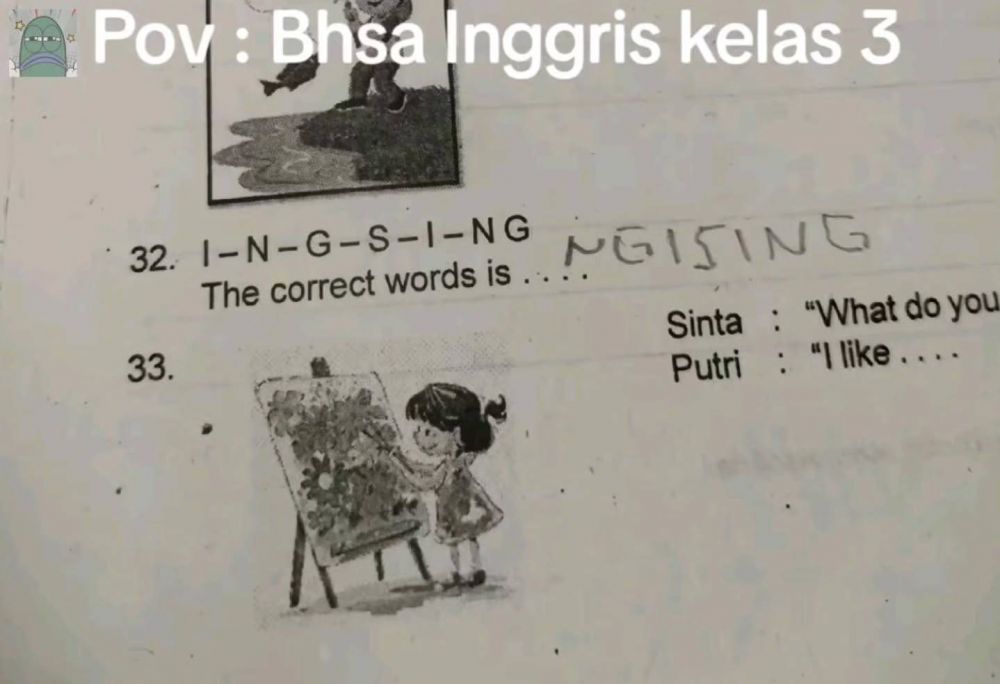 9 Jawaban kocak anak SD di lembar kerja siswa ini bikin guru dan orang tua nggak habis pikir