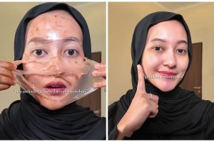 Cuma modal Rp2.000, ternyata cara cerahkan wajah pakai retinol sheet mask dari 1 bahan kue ini simpel