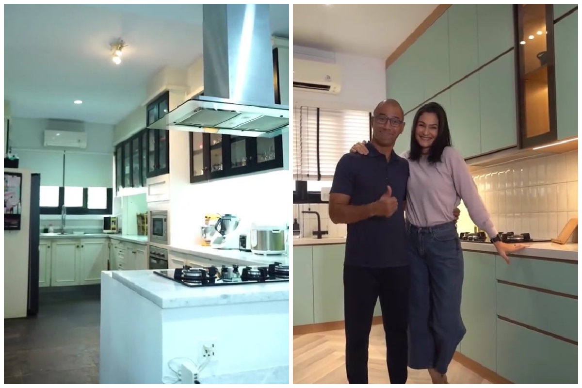 10 tahun dipakai mulai usang, 9 potret dapur baru Marcell Siahaan usai renovasi ini jadi kian estetik