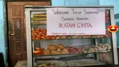 13 Potret lucu tulisan pemberitahuan di warung ini bikin pembeli hembuskan nafas, ada aja alasannya