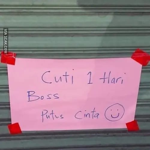 13 Potret lucu tulisan pemberitahuan di warung ini bikin pembeli hembuskan nafas, ada aja alasannya