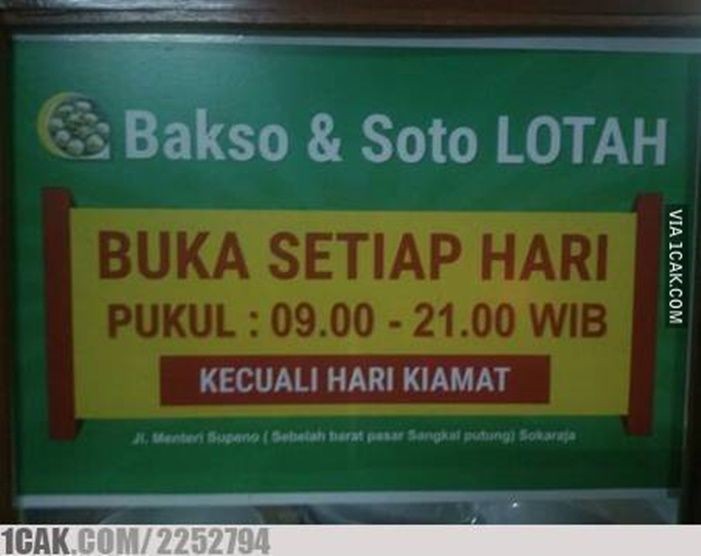 13 Potret lucu tulisan pemberitahuan di warung ini bikin pembeli hembuskan nafas, ada aja alasannya