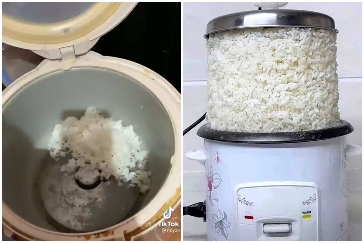11 Potret kocak masak nasi di rice cooker ini penampakannya bisa bikin emak marah