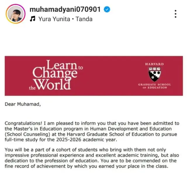 Kisah inspiratif anak penjual nasi goreng diterima kuliah S2 di Harvard