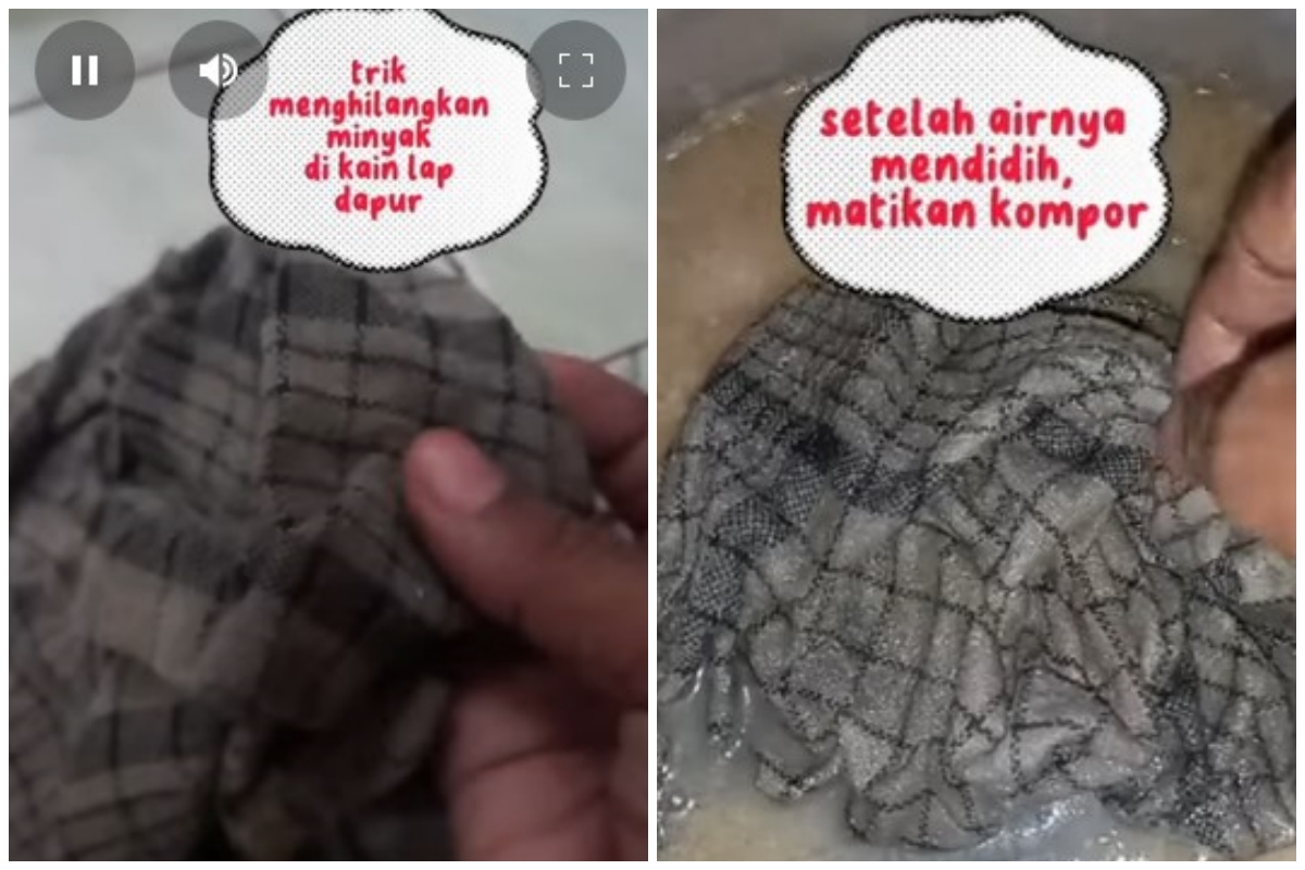 Serbet kotor penuh minyak bisa kembali bersih sekarang juga, cuma andalkan 2 bahan dapur