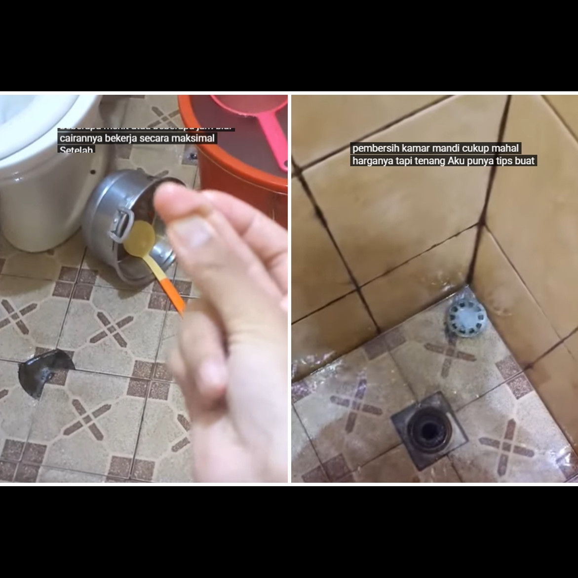 Trik bersihkan kerak di lantai kamar mandi tanpa pembersih khusus, sekarang coba pakai 2 bahan dapur