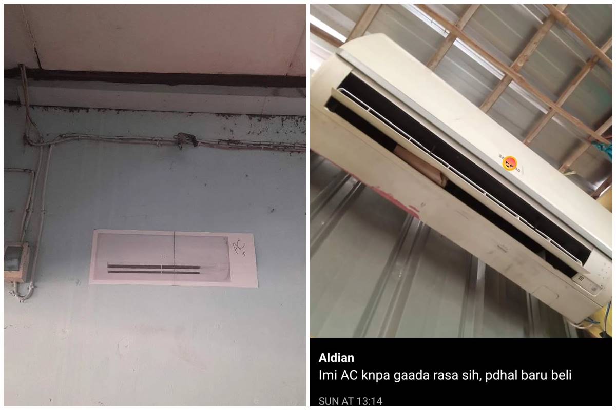 13 Potret kocak main asal pasang AC ini nggak bikin ruangan tambah dingin, tukang service auto ketawa