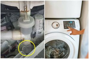 Tanpa keluar duit banyak, ini trik atasi pembuangan air mesin cuci yang bocor pakai 1 alat sederhana