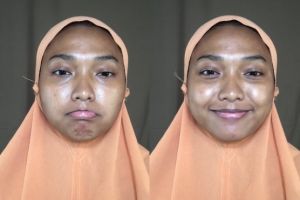 Skill makeup-nya juara, transformasi wanita polos dandan jadi bad girl ini bikin takjub