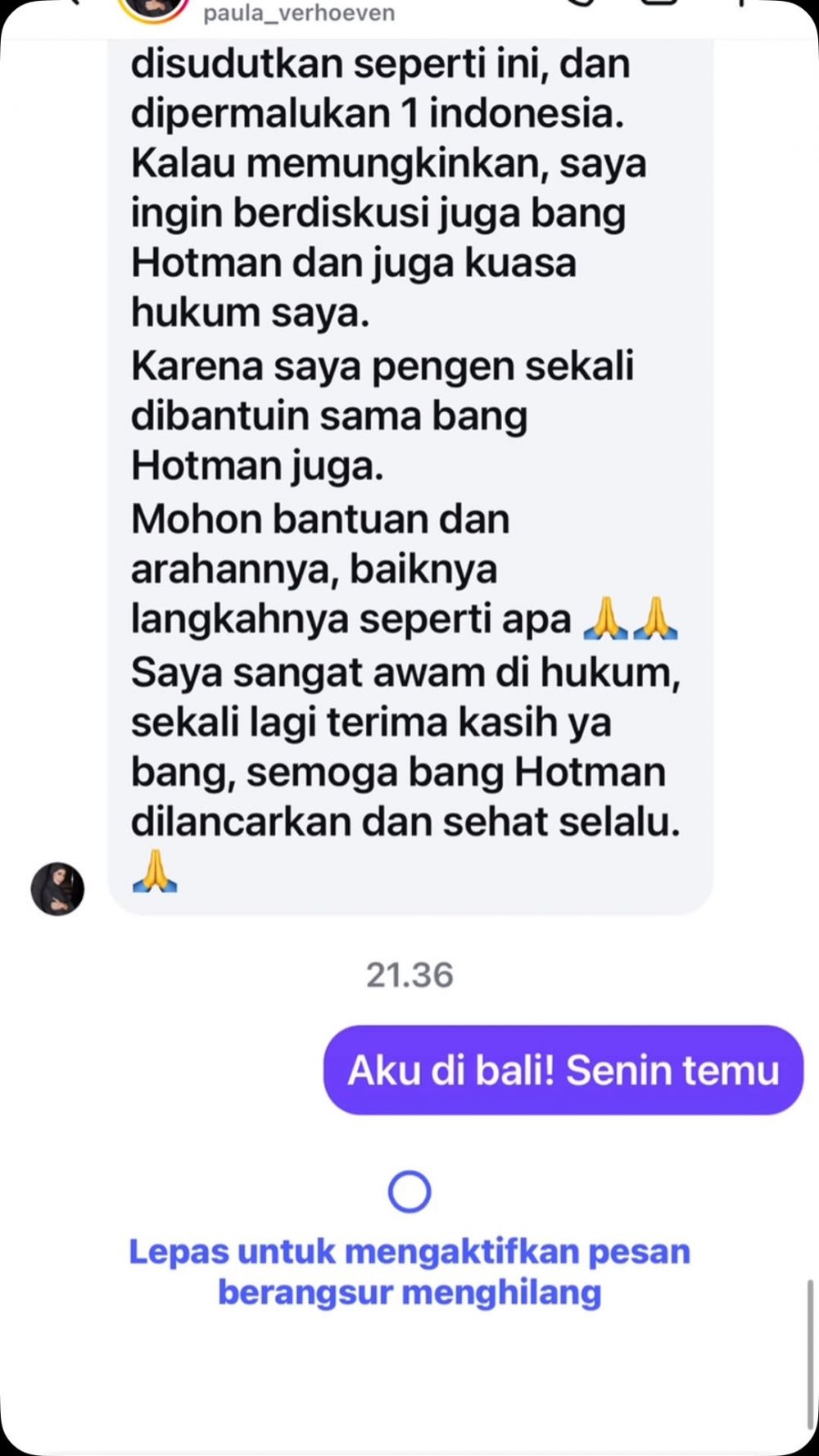 Rekaman Baim Wong ungkap dugaan istri selingkuh tersebar, Paula Verhoeven minta bantuan Hotman Paris