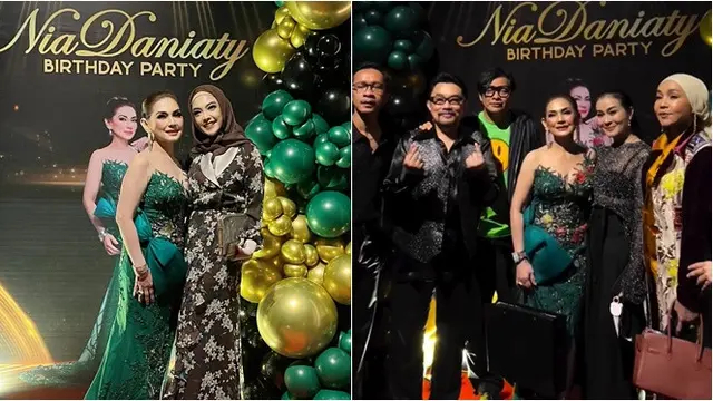 Dirayakan bak sweet seventeen, begini gaya 8 seleb di ulang tahun ke-61 Nia Daniaty