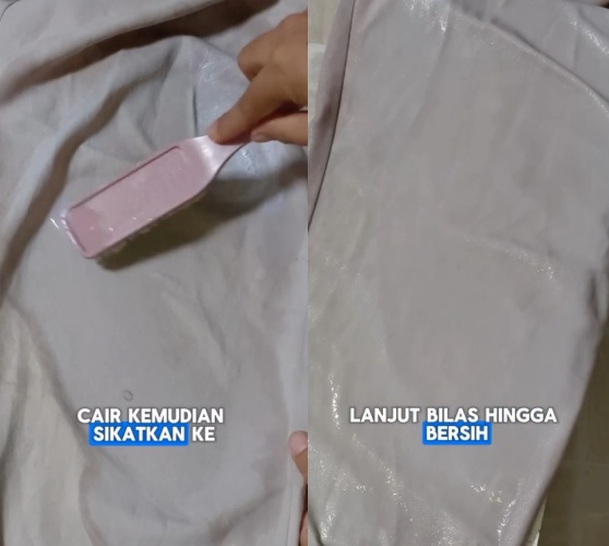 Pakaian terkena noda getah sekarang bisa kembali kinclong seketika, ternyata cukup pakai trik ini
