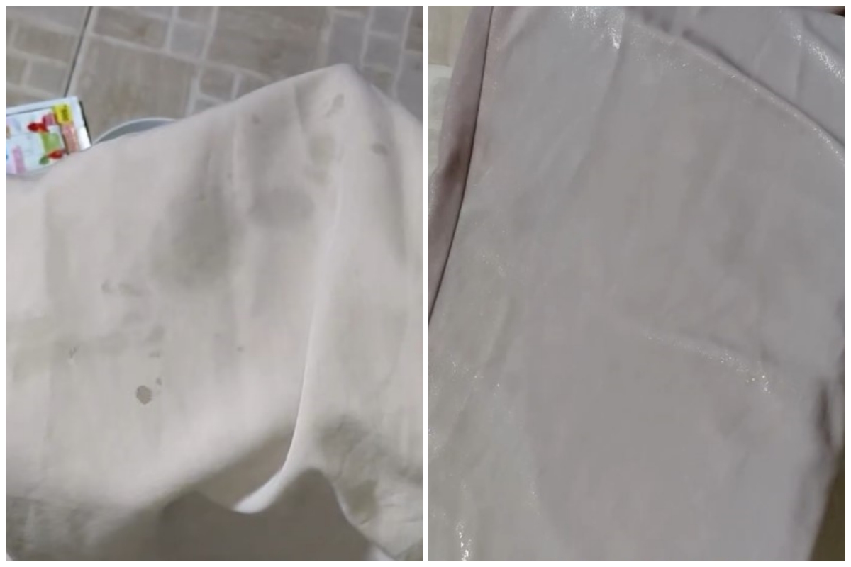 Pakaian terkena noda getah sekarang bisa kembali kinclong seketika, ternyata cukup pakai trik ini