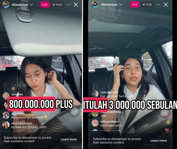 Gugat cerai usai diselingkuhi, Dilan Janiyar dituntut harta gono gini oleh suami, nilainya fantastis