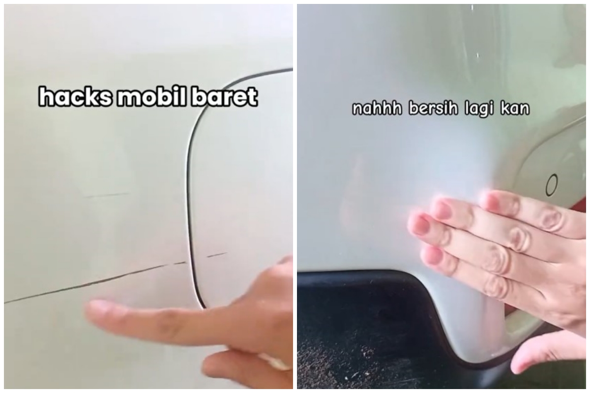 Sekarang tak perlu bayar mahal ke bengkel, ini trik atasi mobil baret pakai 1 bahan sederhana