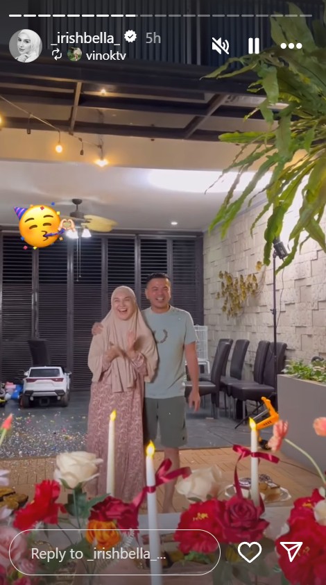 9 Momen romantis Haldy Sabri beri kejutan ultah Irish Bella ke-29, ukuran kuenya bikin salfok