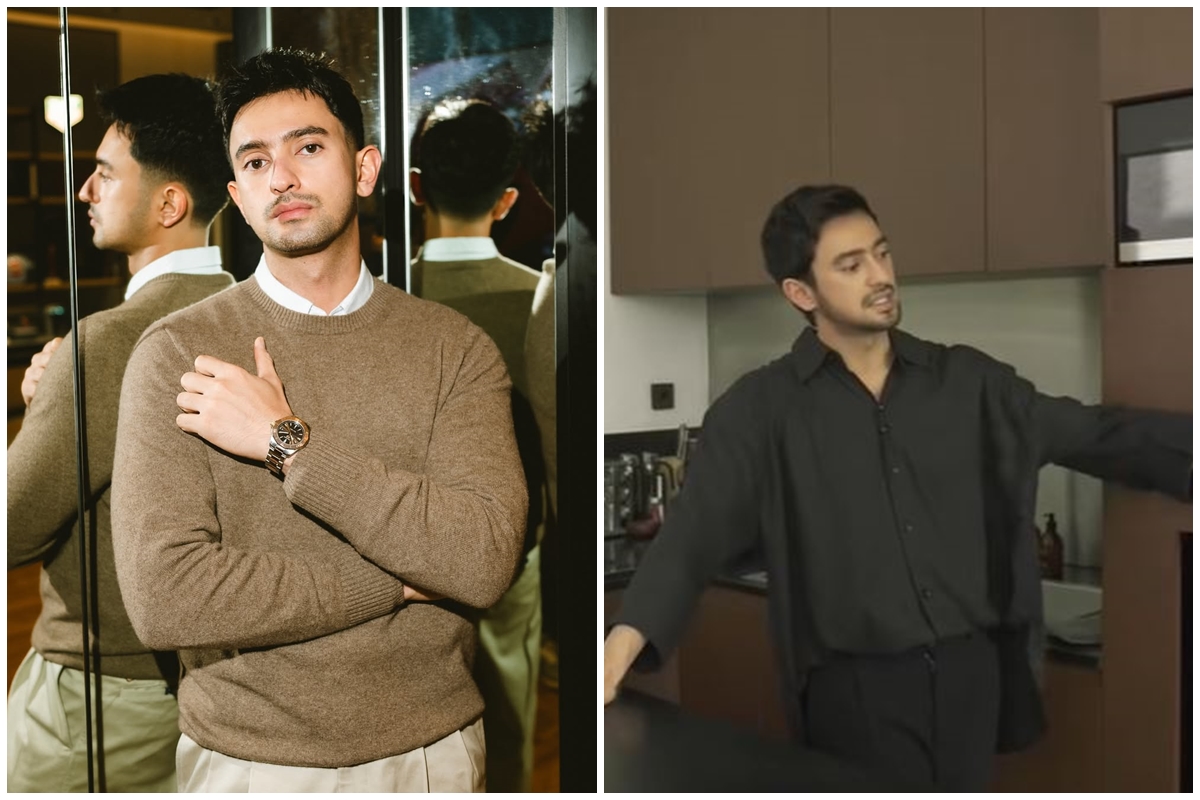 Rumahnya punya 3 lantai, intip 7 potret dapur baru Omar Daniel desainnya simpel tapi elegan