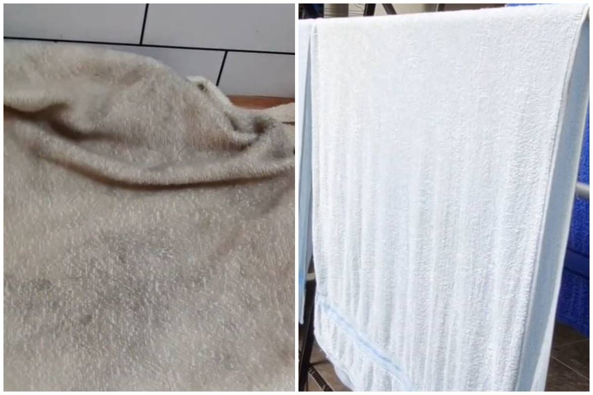 Tanpa direndam sabun semalaman, ini cara mencuci handuk penuh noda biar kinclong pakai 3 bahan dapur