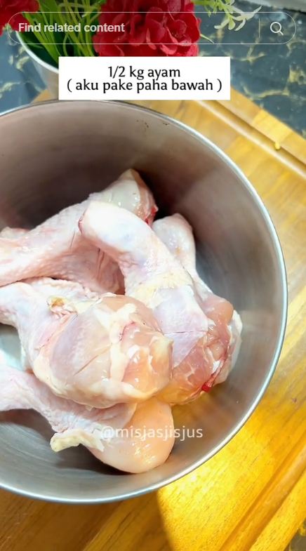 Ternyata bukan direbus, ini cara ungkep ayam cuma 15 menit tapi bumbunya meresap dan empuk banget