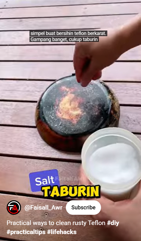 Tak perlu direndam semalaman, sekarang bersihkan kerak gosong di teflon cepat dalam 15 menit