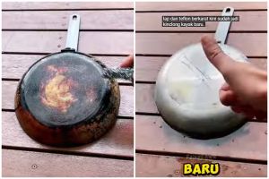 Tak perlu direndam semalaman, sekarang bersihkan kerak gosong di teflon cepat dalam 15 menit