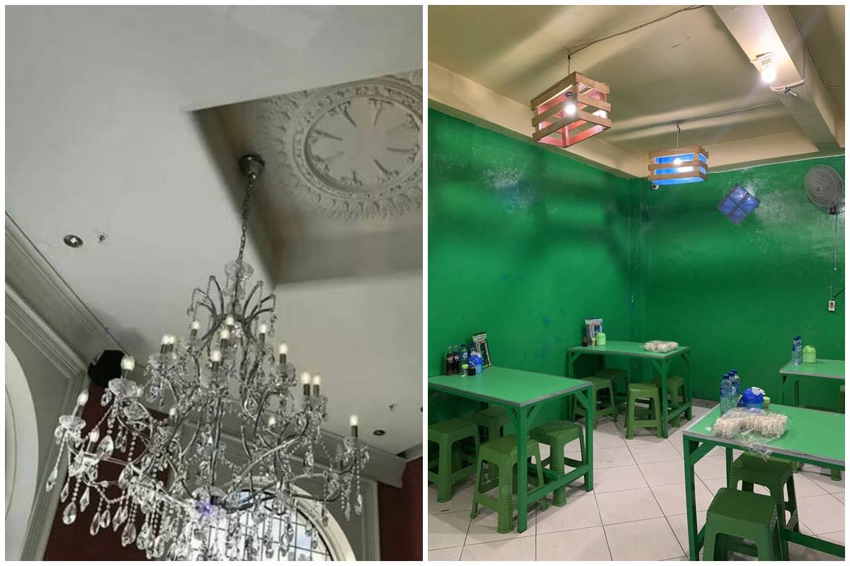 11 Potret kocak plafon dalam ruangan ini bikin males nengok ke atas, ada alat sedot wc dekat lampu