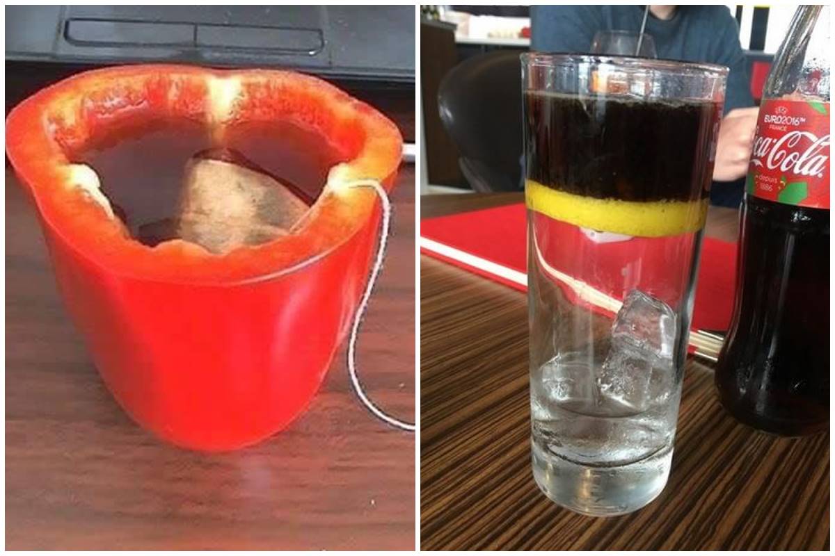 11 Potret lucu penyajian minuman ini bentuknya nggak masuk akal, bikin mikir dua kali buat minum