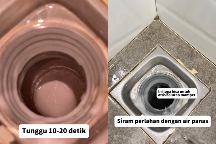 Bukan disemprot pakai parfum, ini cara ibu muda hilangkan bau pesing kamar mandi pakai 2 bahan dapur