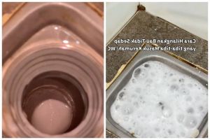 Bukan disemprot pakai parfum, ini cara ibu muda hilangkan bau pesing kamar mandi pakai 2 bahan dapur