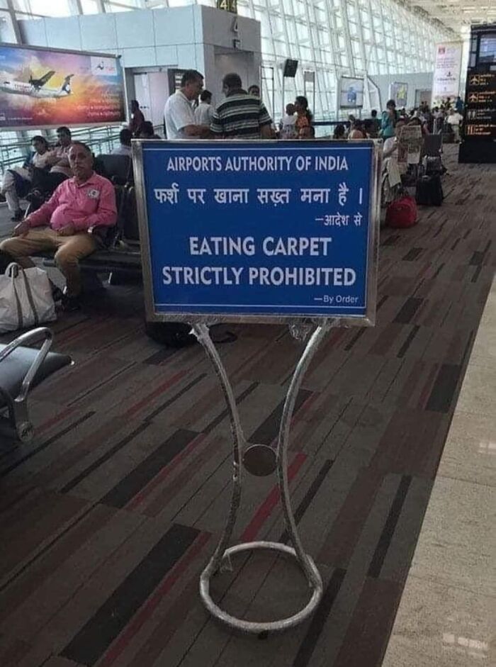 11 Tulisan kocak pakai bahasa Inggris di tempat umum ini bikin bule cekikikan