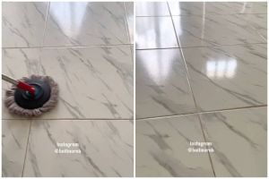 Tak perlu dicampur cuka, ini cara mengepel lantai granit biar bersih & kinclong tambah 2 bahan dapur